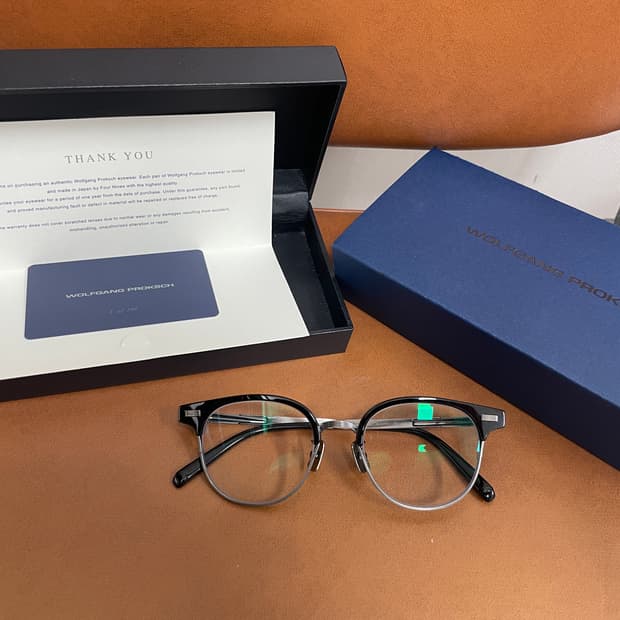 울프강프록쉐 안경 하금테 bk31