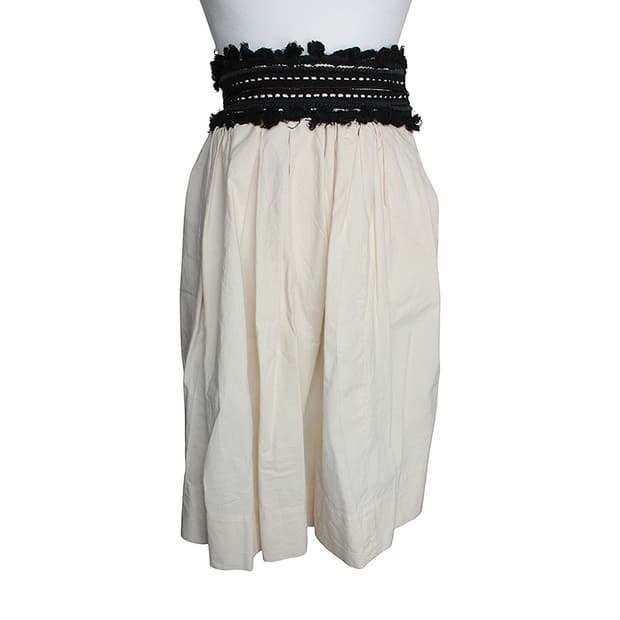 이자벨 마랑 블랙 테슬 순면 스커트 44