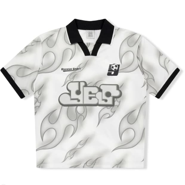 예스아이씨 반팔 풋볼 져지 저지 티셔츠 화이트 L