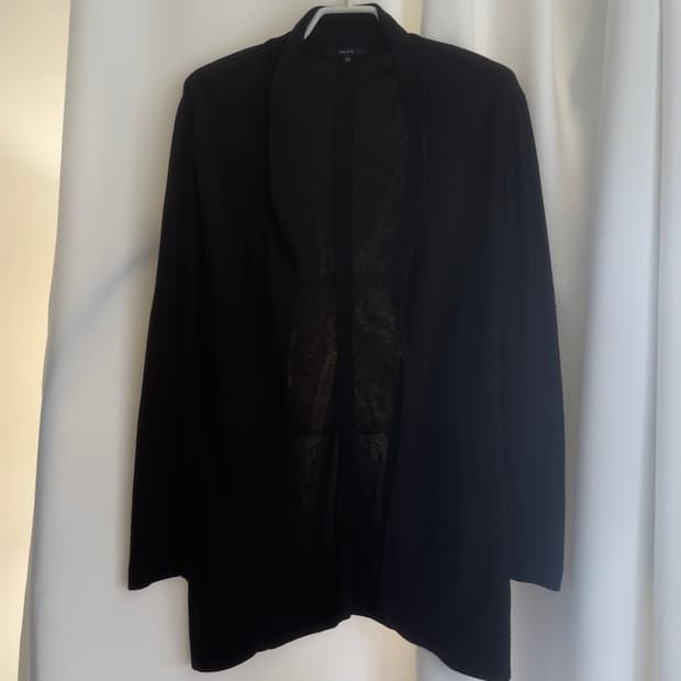 DUAL BEAU _ rayon blend open jacket