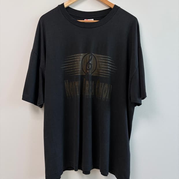 Hanes USA제 오버핏 '콰이어' 빈티지 티셔츠