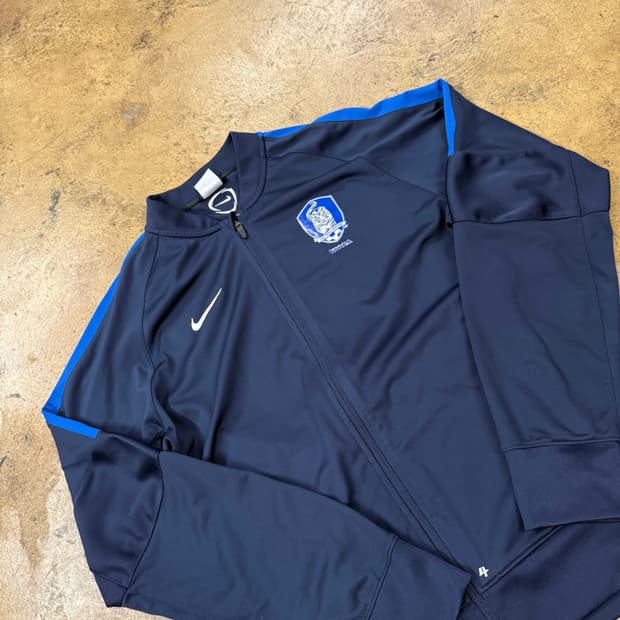 [정품/L] 나이키 대한민국 축구 트랙탑 자켓 네이비 b10