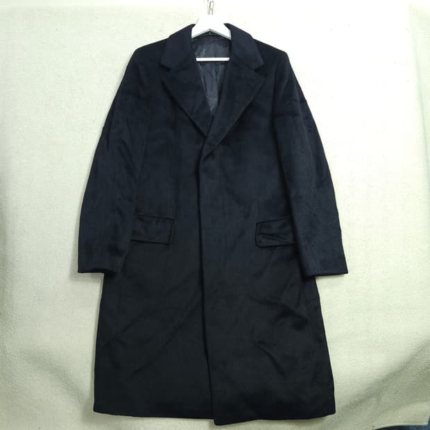 빈티지 버진울 송치 코트