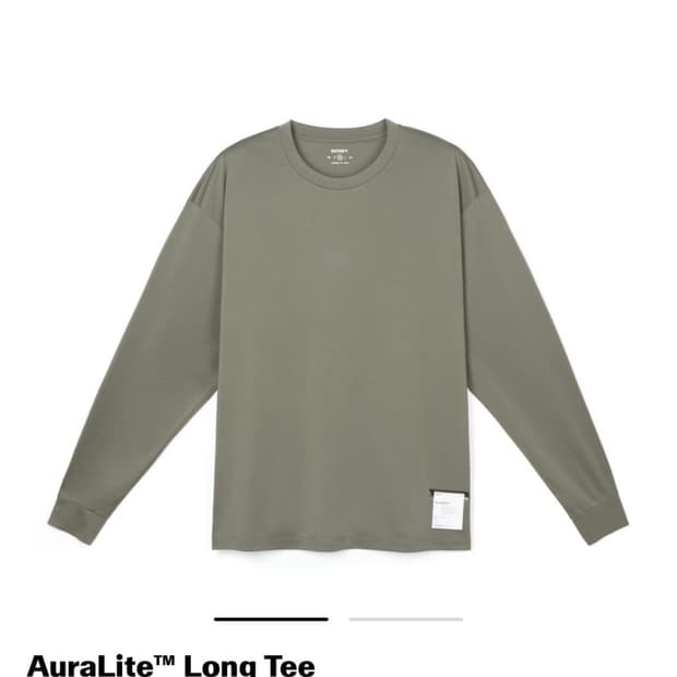 새티스파이 아우라라이트 롱 티셔츠 더스티 올리브 satisfy