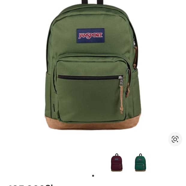 잔스포츠 라이트팩 백팩 카고 그린 새상품