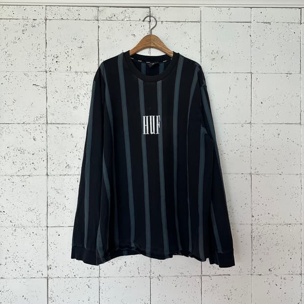 2XL 빈티지 HUF 허프 롱 슬리브