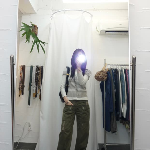 String cargo pants