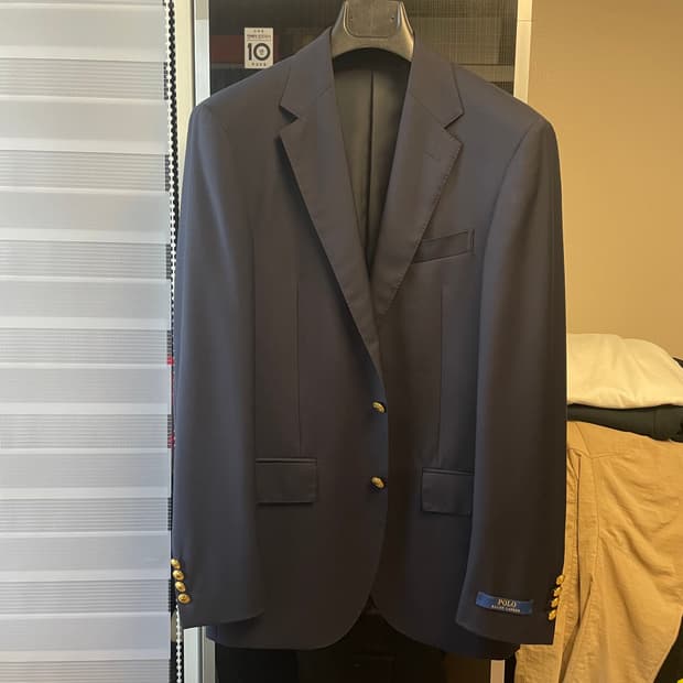 폴로 랄프로렌 금장자켓 38R