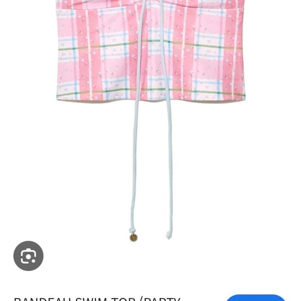 글로니 bandeau swim top 반도 수영복 탑 탱크탑