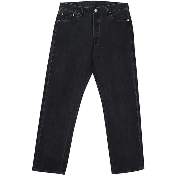1997 USA 리바이스 501-0660 블랙 데님 팬츠 빈티지 미국제