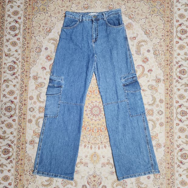 ZARA 자라 여성 카고 데님 청바지 28