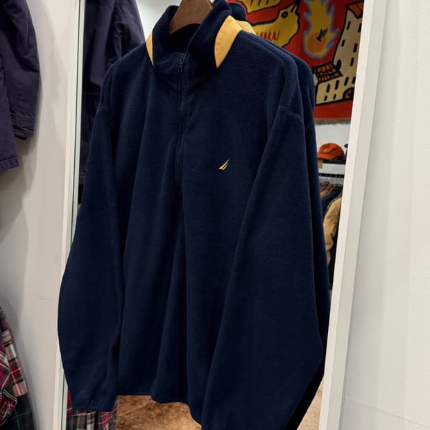 Nuatica 노티카 하프넥 집업 플리스 스웻