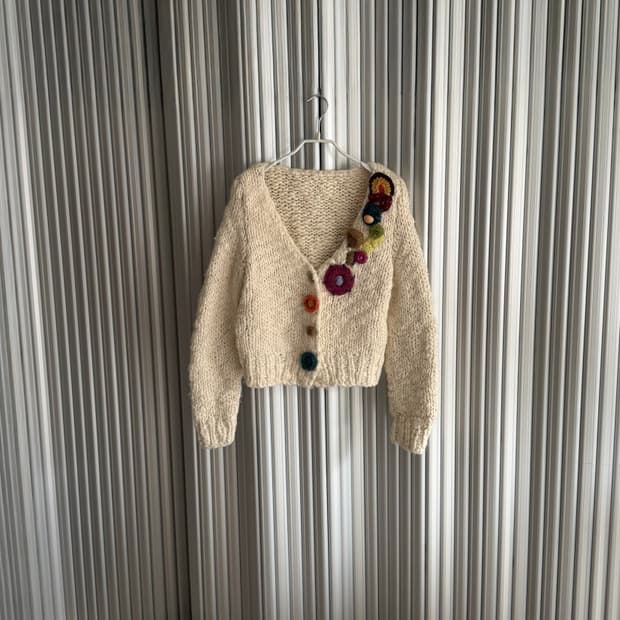 vintage wool cardigan