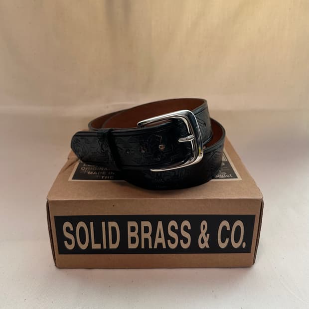 솔리드브라스앤코 벨트 블랙 Solidbrass