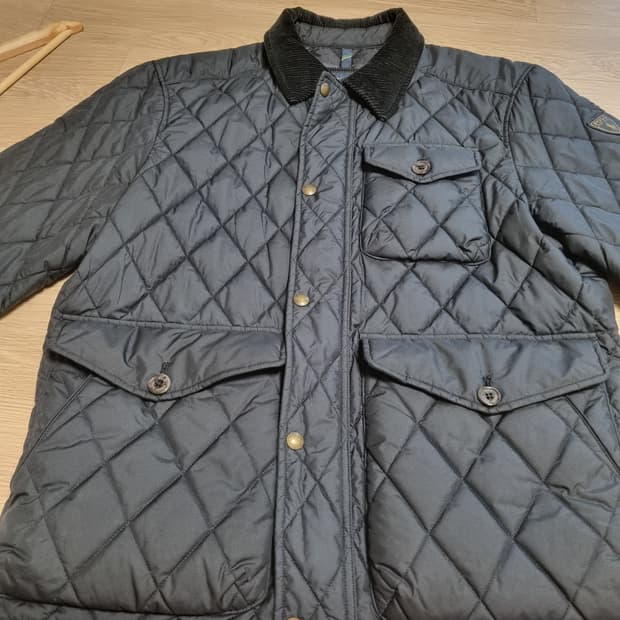 폴로 퀼팅 블랙 M