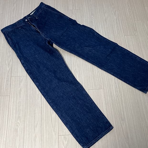 포터리/원워시드 스트레이트 데님 블루/1