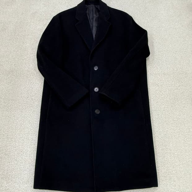 [M] 비바스튜디오 블랙 싱글코트 1226T2