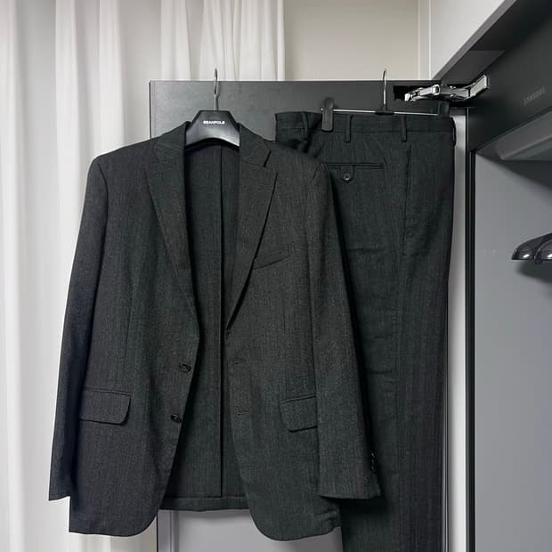 볼리올리 boglioli 도버 다크차콜 수트 셋업 정장