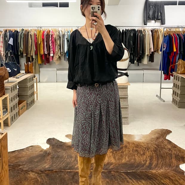 BEAMS tunic blouse 빔즈 튜닉 블라우스