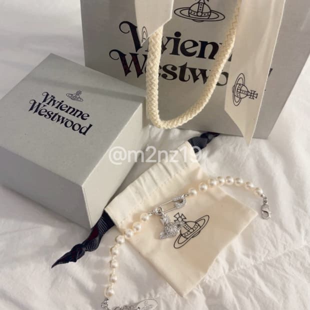 비비안웨스트우드 루크리스 펄 진주 팔찌