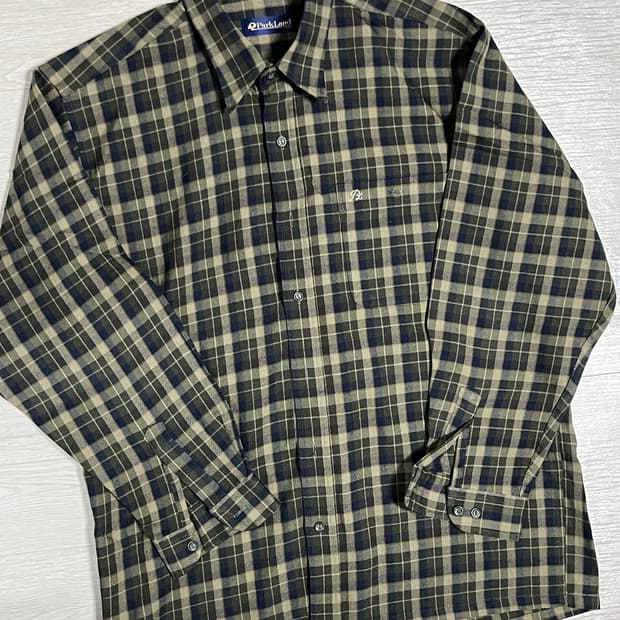 공용 파크랜드 체크 셔츠 남방 105