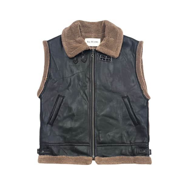 Ray BEAMS Shearling Vest