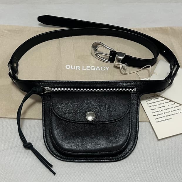 [80]아워레가시 26ss PURSE 벨트/블랙