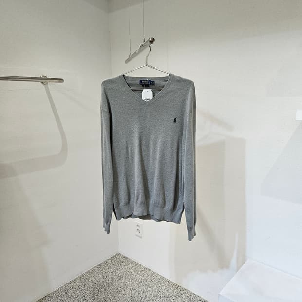 폴로랄프로렌 브이넥 니트