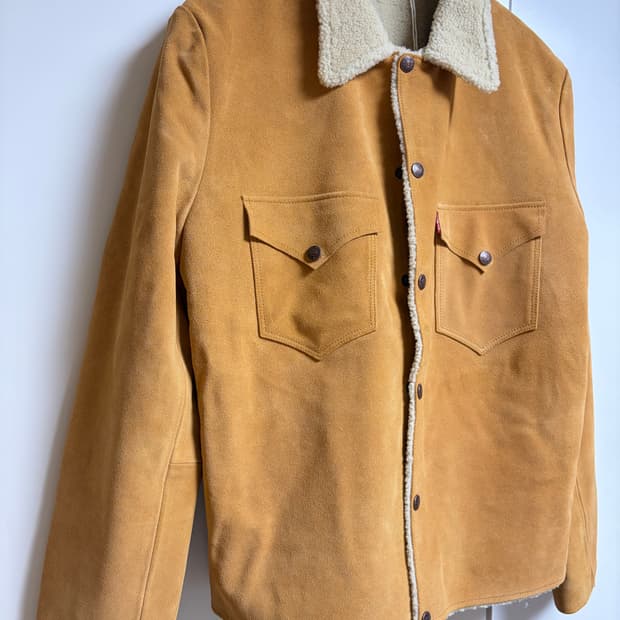 리바이스 LVC 소가죽 스웨이드 무스탕