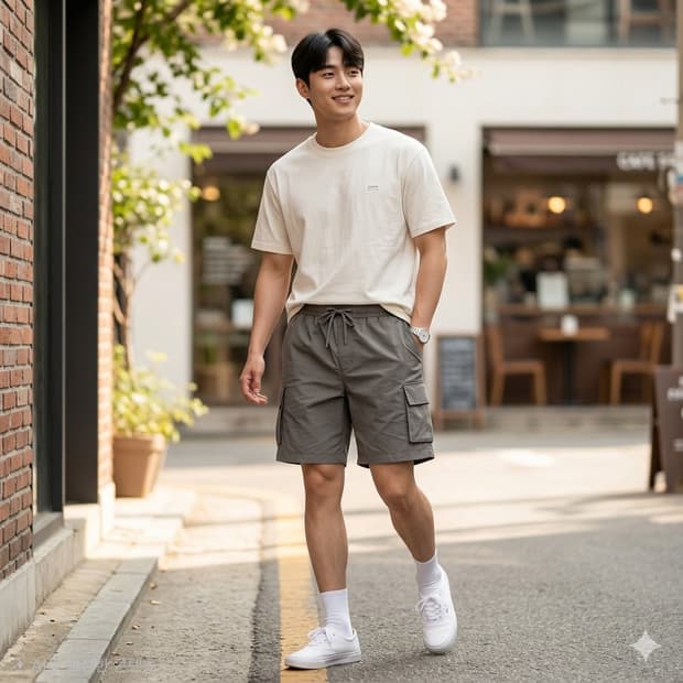 프로스펙스 나일론 카고 반바지