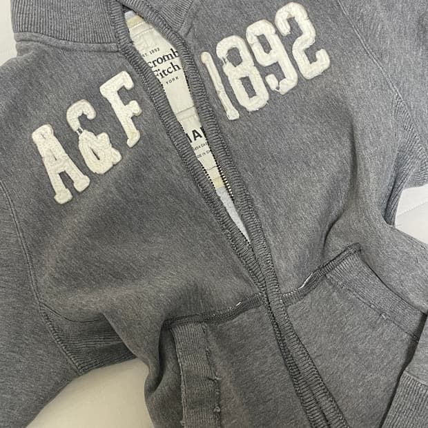 아베크롬비 그레이 집업