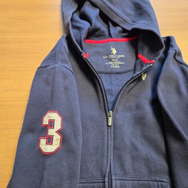 처분)U.S. 폴로 아슨 후드집업 XL18 네이비ㆍXL