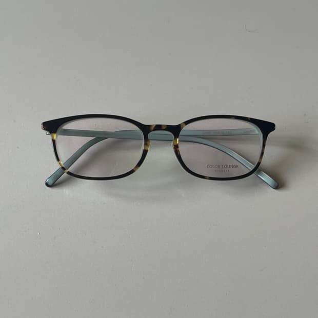 colorlounge 민트 호피 배색 안경테 deadstock