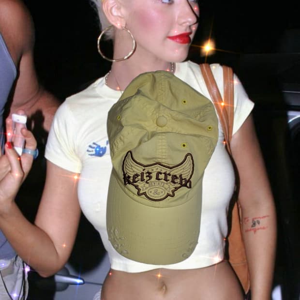 Vintage vanilla y2k cap