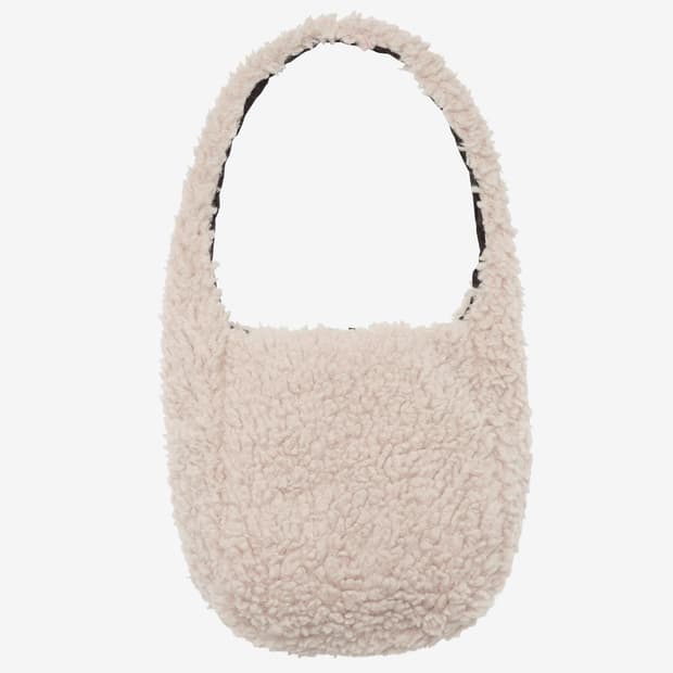 노컨텐츠 플러피 크러스 백 아이보리
