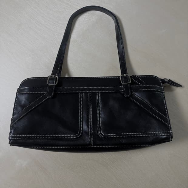Vintage stitch leather bag