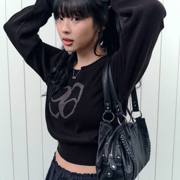 애즈온 보니타 미니백 블랙