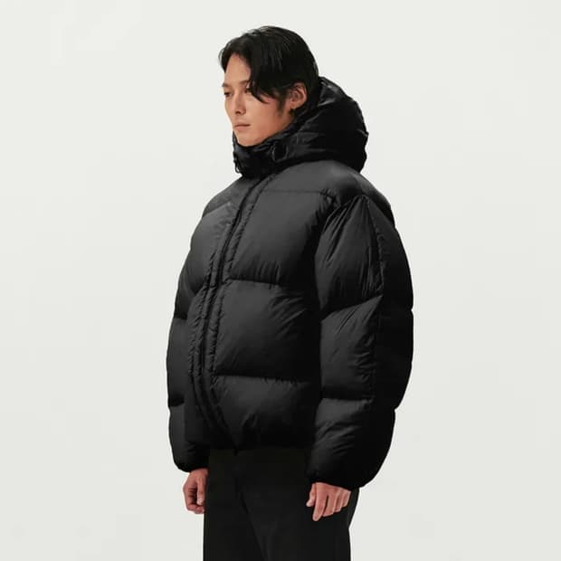 ÈÈ Down PARKA BLACK SIZE: M