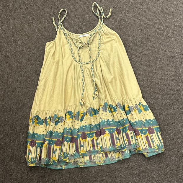 OS)As know as pinky vintage 뷔스티에 원피스