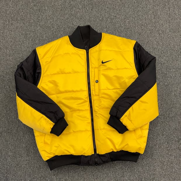 M)나이키 빈티지 리버시블 봄버 패딩