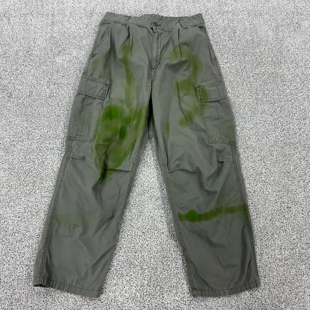 칼하트 페인팅 카고팬츠