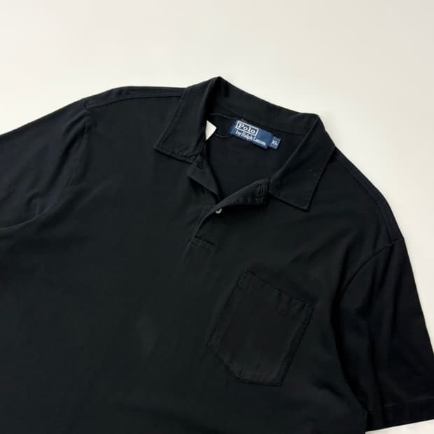 Polo 폴로랄프로렌 포켓 블랙 카라티 