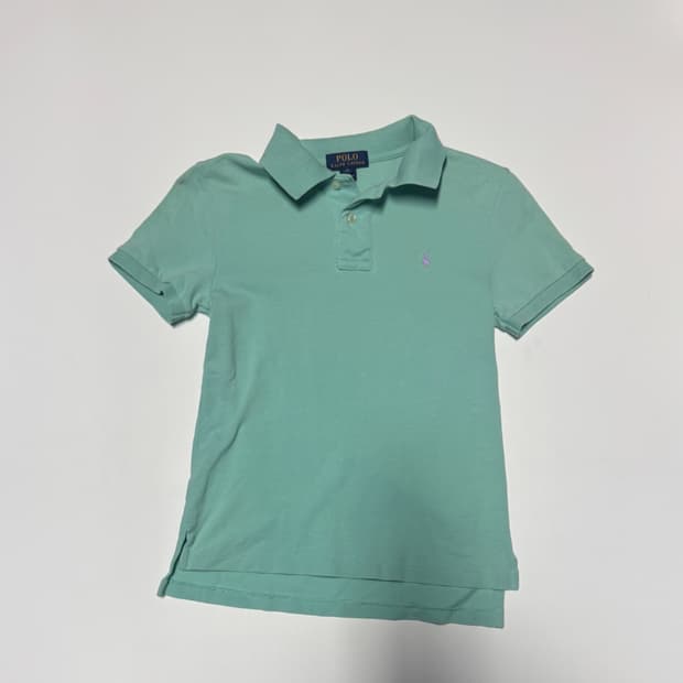 여성 폴로 랄프로렌 PK 반팔 카라 티셔츠 Xs 키즈 민트