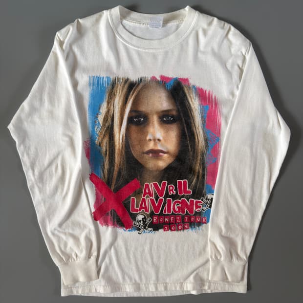 00s avril lavigne bootleg 빈티지 에이브릴라빈 티셔츠