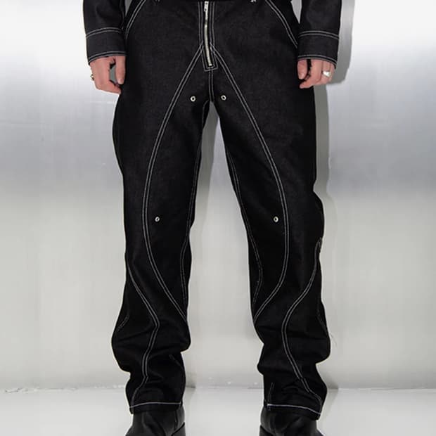 51percent TUNNEL LINING TROUSER (DENIM)