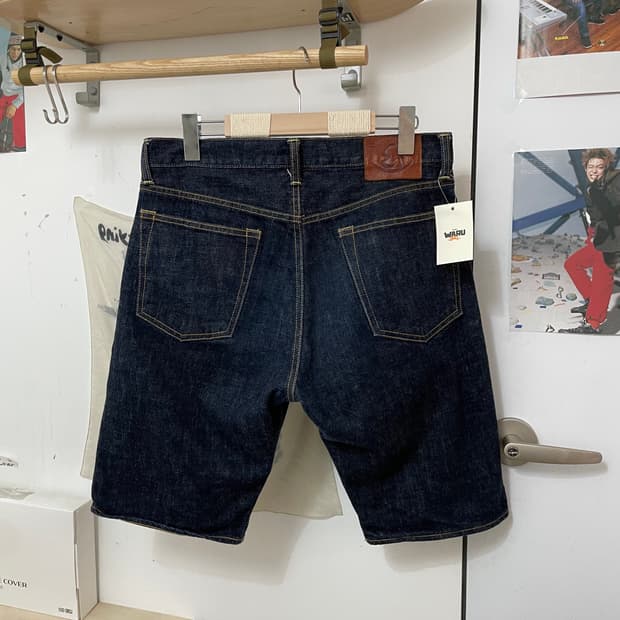 이터널 버뮤다 데님팬츠 (M) made in japan