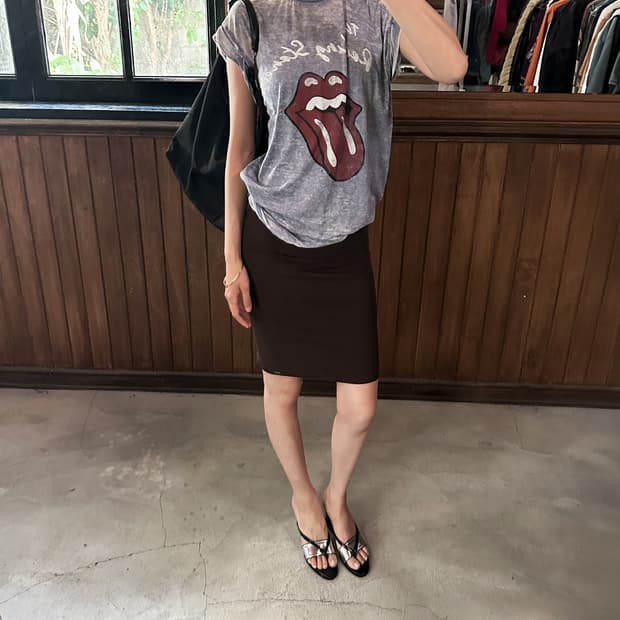 MAXMARA mm elastic-waist skirt