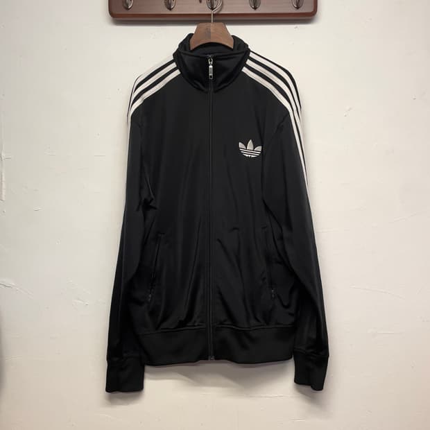 아디다스 블랙 파이어버드 져지 자켓  