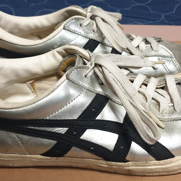 오니츠카타이거 파브레 실버 블랙 스니커즈 (245)