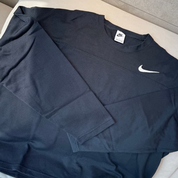 나이키 x 스투시 롱슬리브 탑 블랙 (FJ9164-010)